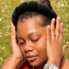 Black Velvet Skincare Headband