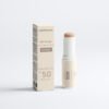 SPF 50+ mineral sunscreen stick with natural ingredients, broad-spectrum UVA and UVB protection, suitable for sensitive skin, vegan, gluten-free, and travel-friendly daily sun care.